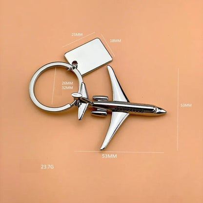 Creative Aircraft Model Keychain For Men And Women