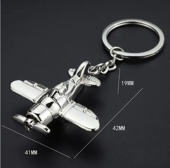 Creative Aircraft Model Keychain For Men And Women