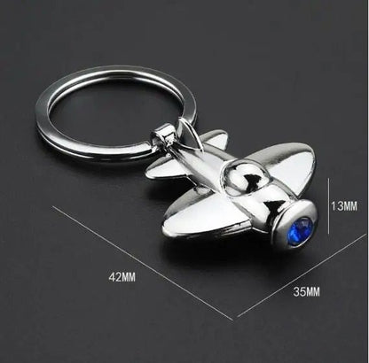 Creative Aircraft Model Keychain For Men And Women