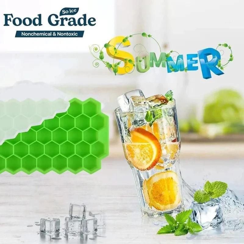 Honeycomb Ice Cube Tray With 37 Cells