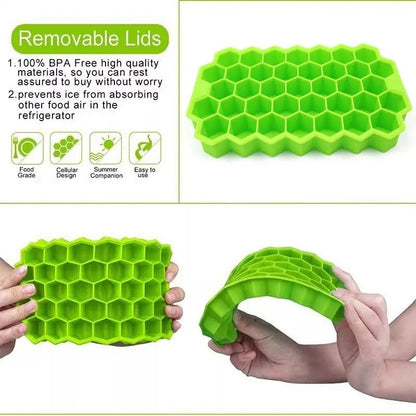 Honeycomb Ice Cube Tray With 37 Cells