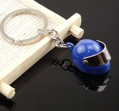 Metal Motorcycle Helmet Key Chain For Car and Bag Accessories