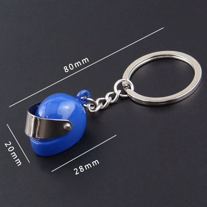 Metal Motorcycle Helmet Key Chain For Car and Bag Accessories