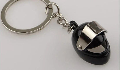 Metal Motorcycle Helmet Key Chain For Car and Bag Accessories