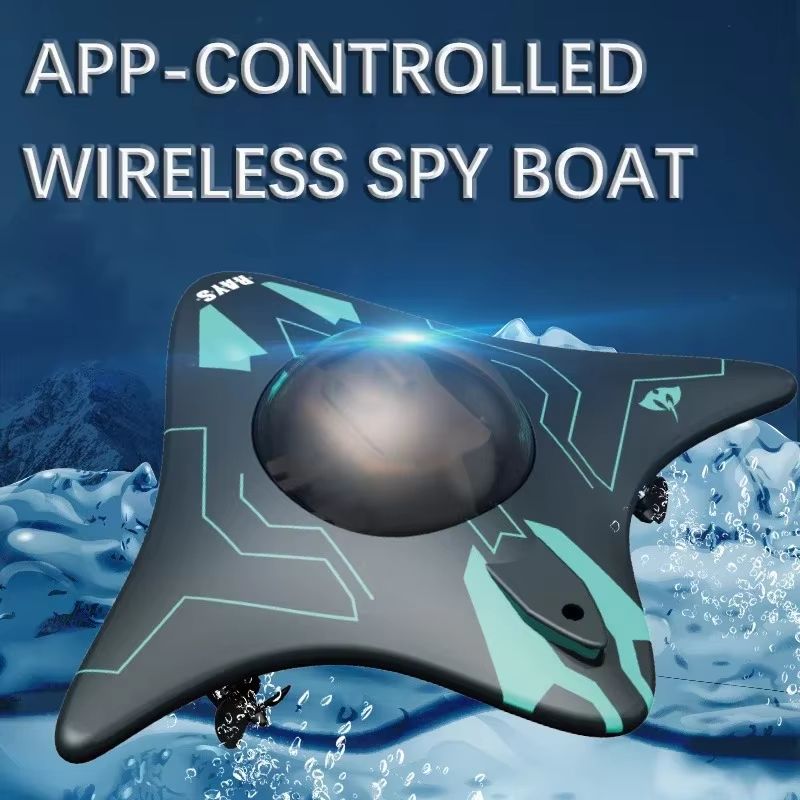 6CH RC Boat with Underwater Camera - WiFi FPV Remote Control Submarine Toy
