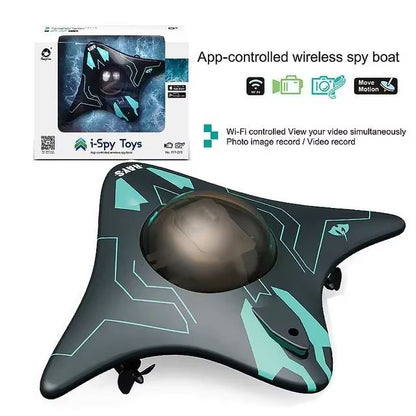 6CH RC Boat with Underwater Camera - WiFi FPV Remote Control Submarine Toy