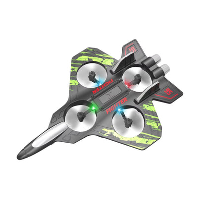 RC Fighter Jet Drone Mini Remote Control Stunt Airplane With LED Lights
