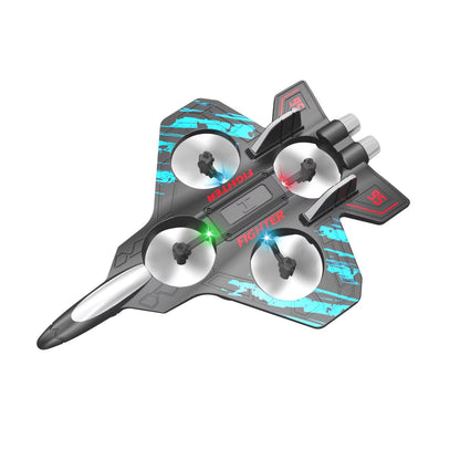 RC Fighter Jet Drone Mini Remote Control Stunt Airplane With LED Lights