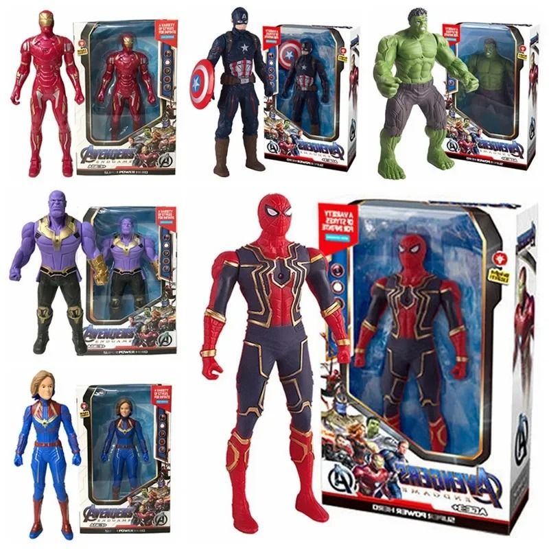 Luminous Spiderman Action Figure Toy for Kids and Collectors