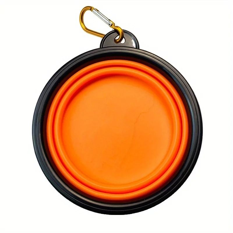 Dog Folding Travel Bowl Portable Silicone Food And Water Bowl For Outdoor Use