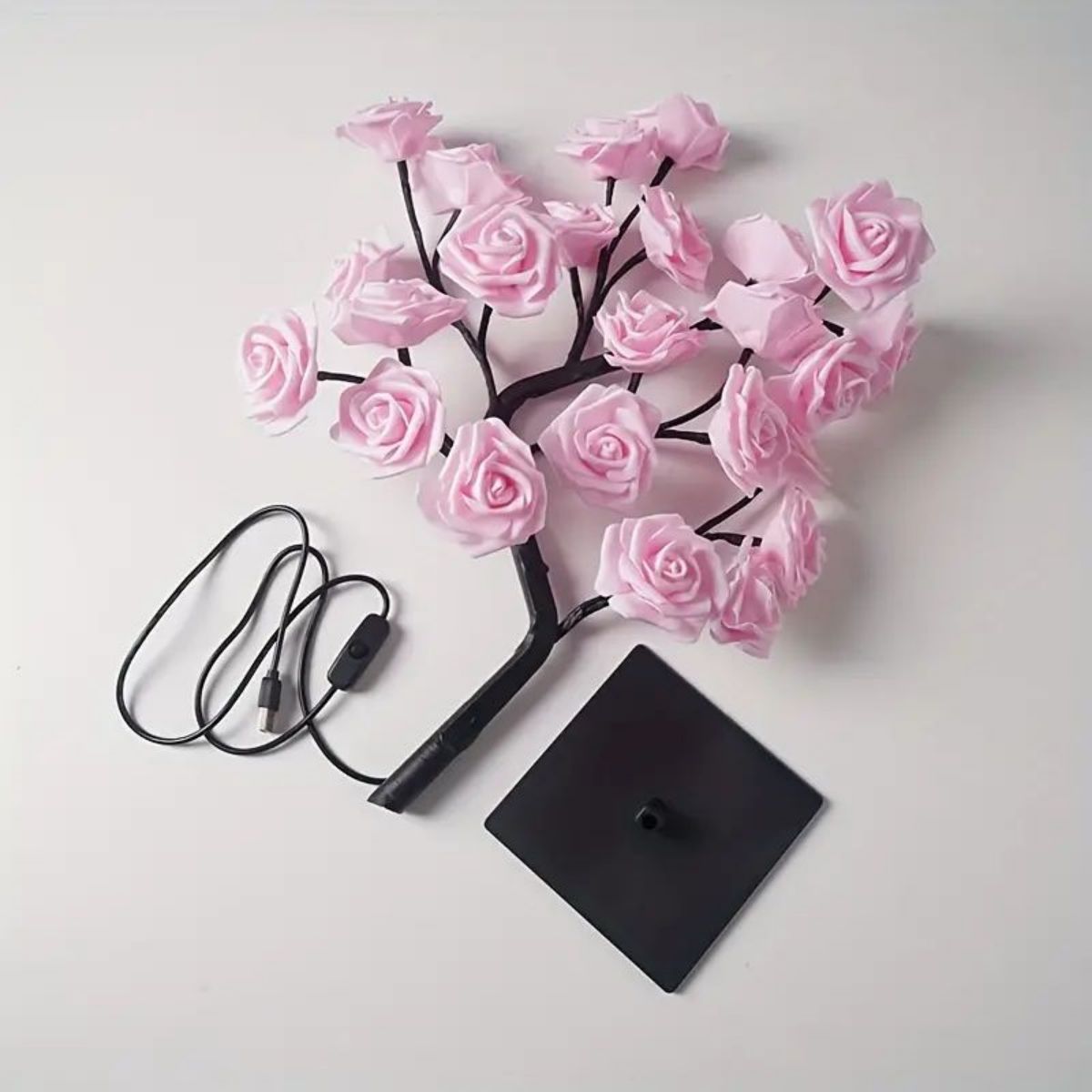 Flower Lamp For Valentine's Day Wedding Decor, DIY Branches Night Lights Tree Fairy Lamp For Bedroom Home Decor