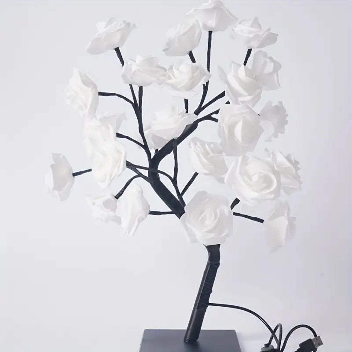 Flower Lamp For Valentine's Day Wedding Decor, DIY Branches Night Lights Tree Fairy Lamp For Bedroom Home Decor