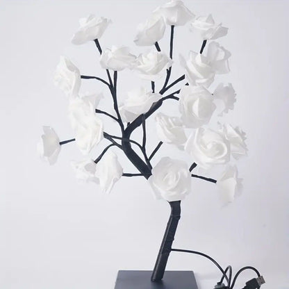 Flower Lamp For Valentine's Day Wedding Decor, DIY Branches Night Lights Tree Fairy Lamp For Bedroom Home Decor