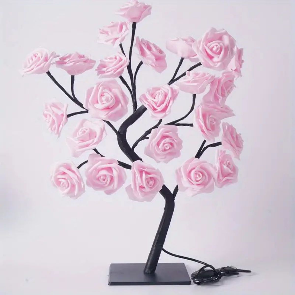 Flower Lamp For Valentine's Day Wedding Decor, DIY Branches Night Lights Tree Fairy Lamp For Bedroom Home Decor