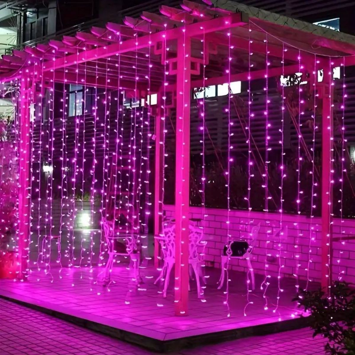 Shimmering LEDs, Sparkling Pink Fairy Lights, Valentines Day Wedding Christmas Decor, Enchanting Modes