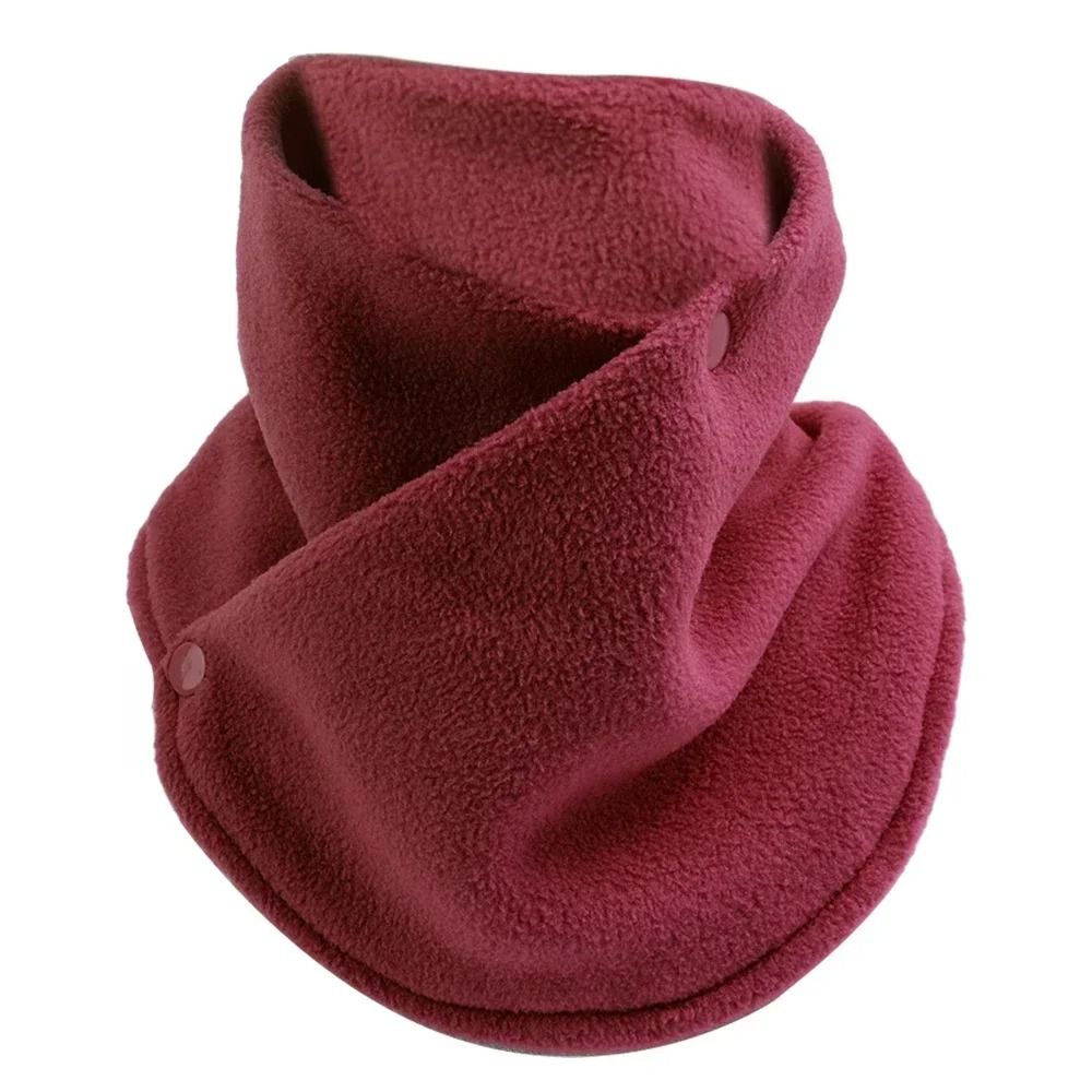Lamb Fleece Winter Scarf Warm Plush Snood Neck Wrap