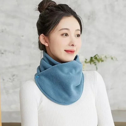 Lamb Fleece Winter Scarf Warm Plush Snood Neck Wrap