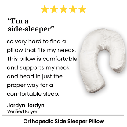Orthopedic Side Sleeper Pillow With Ear Hole