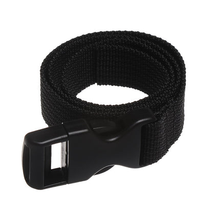 Travel Tied Nylon Cargo Tie Down, Black Luggage Lash Belt, Durable Strap With Cam Buckle, Travel Kits Outdoor Camping