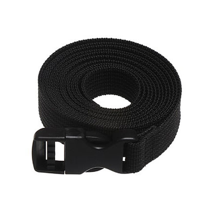 Travel Tied Nylon Cargo Tie Down, Black Luggage Lash Belt, Durable Strap With Cam Buckle, Travel Kits Outdoor Camping