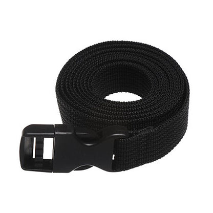 Travel Tied Nylon Cargo Tie Down, Black Luggage Lash Belt, Durable Strap With Cam Buckle, Travel Kits Outdoor Camping