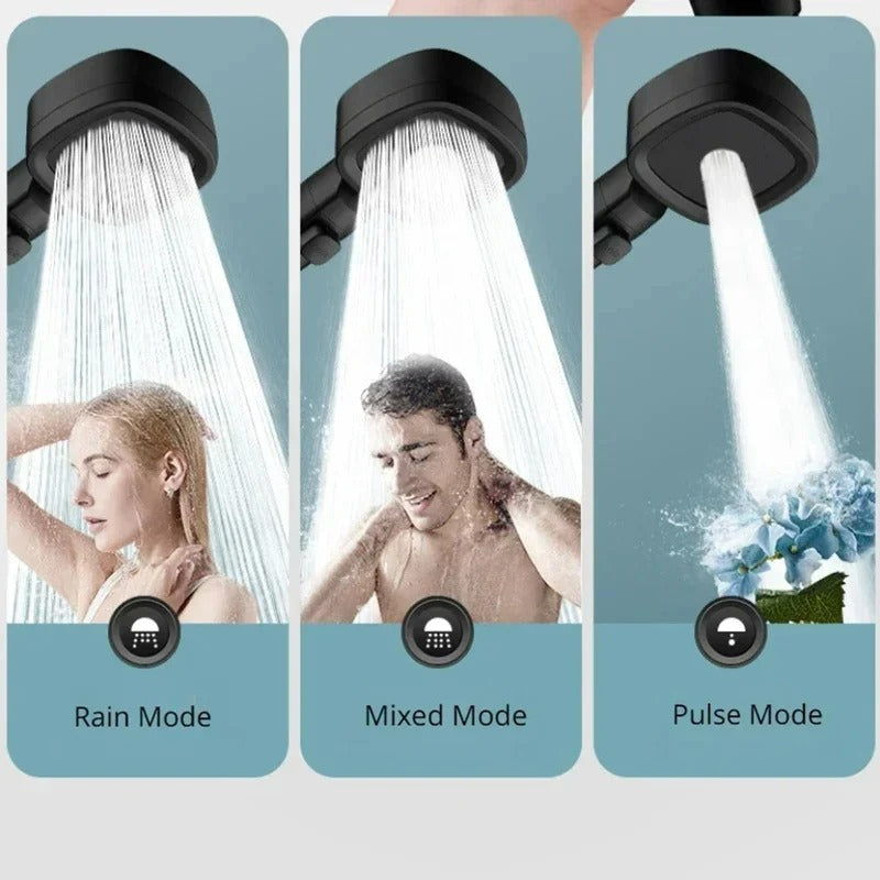 Shower Booster Shower Head, Strong Pressure, Rain Shower, Home Shower Set