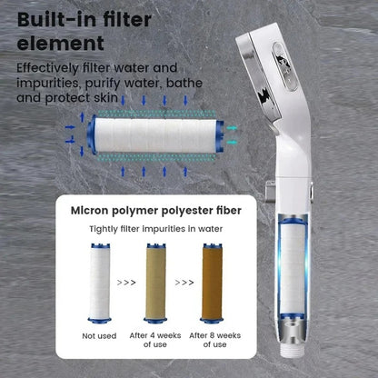 Shower Booster Shower Head, Strong Pressure, Rain Shower, Home Shower Set