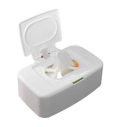 Portable Wet Tissue Box Wipes Napkin Storage Holder Container