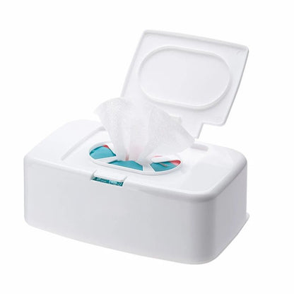 Portable Wet Tissue Box Wipes Napkin Storage Holder Container