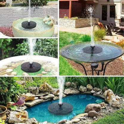 All-in-One Solar Floating Fountain – Garden, Pond & Bird Bath Water Feature
