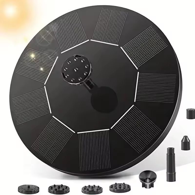 All-in-One Solar Floating Fountain – Garden, Pond & Bird Bath Water Feature