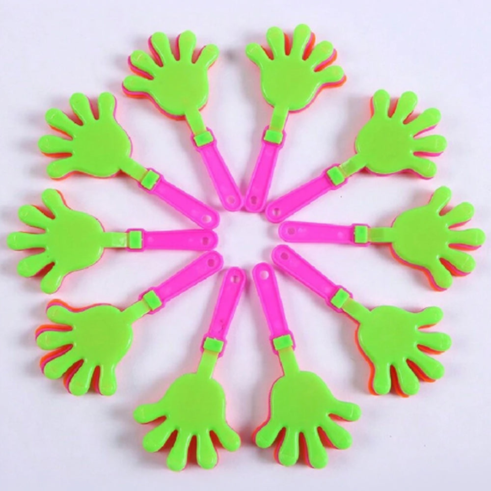 Noisemakers Clappers, Mini Hand Clappers for Cheering, Game Day Birthday Party Favors