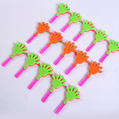 Noisemakers Clappers, Mini Hand Clappers for Cheering, Game Day Birthday Party Favors