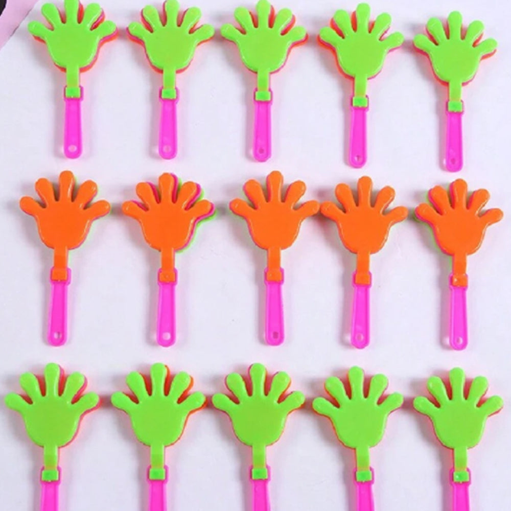Noisemakers Clappers, Mini Hand Clappers for Cheering, Game Day Birthday Party Favors