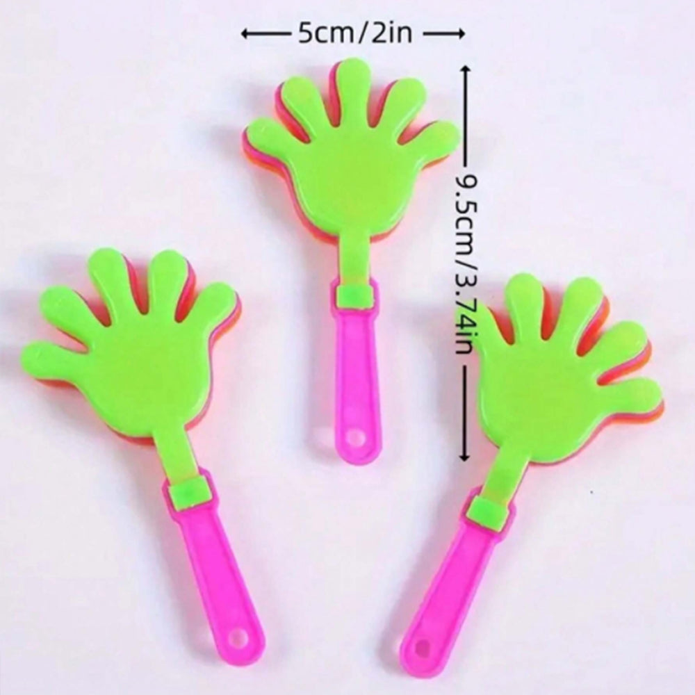 Noisemakers Clappers, Mini Hand Clappers for Cheering, Game Day Birthday Party Favors
