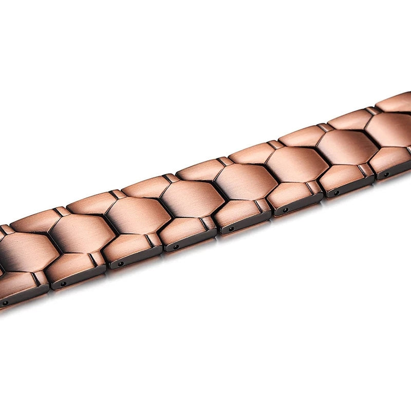 Arthritis Pain Relief Bracelet, Healthy Copper Magnetic Bracelet for Men, Bio-Energy Health Bangle Jewelry
