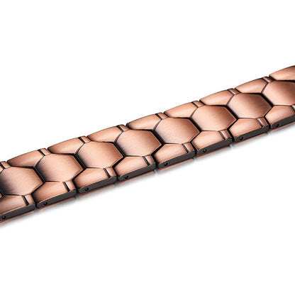 Arthritis Pain Relief Bracelet, Healthy Copper Magnetic Bracelet for Men, Bio-Energy Health Bangle Jewelry