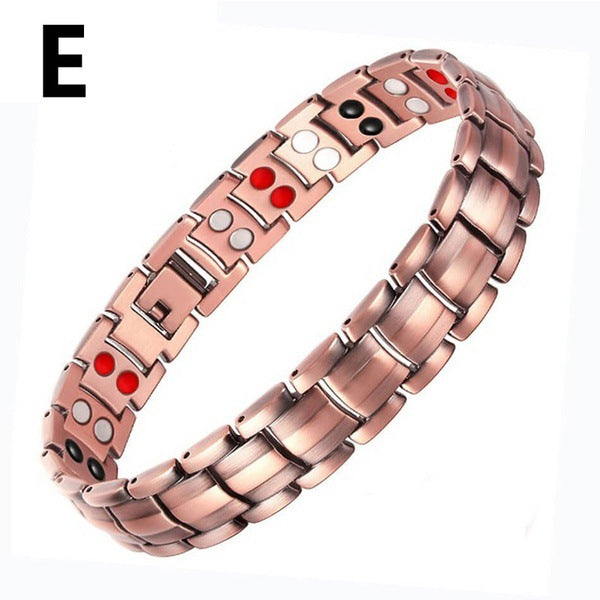 Arthritis Pain Relief Bracelet, Healthy Copper Magnetic Bracelet for Men, Bio-Energy Health Bangle Jewelry