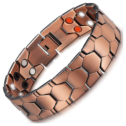 Arthritis Pain Relief Bracelet, Healthy Copper Magnetic Bracelet for Men, Bio-Energy Health Bangle Jewelry