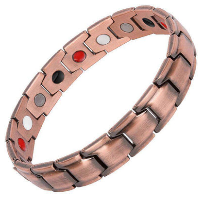 Arthritis Pain Relief Bracelet, Healthy Copper Magnetic Bracelet for Men, Bio-Energy Health Bangle Jewelry
