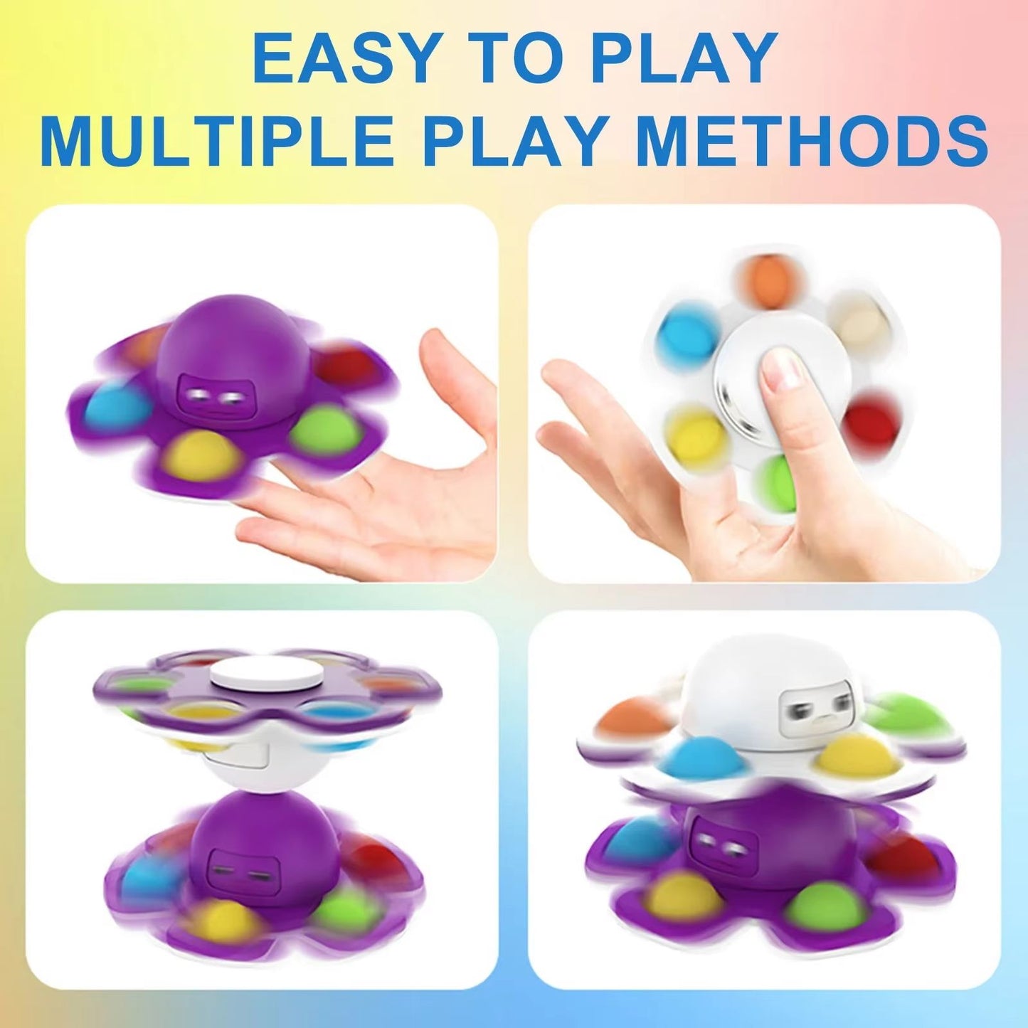 SpinPop Face Switch Fidget Spinner Toy For Kids