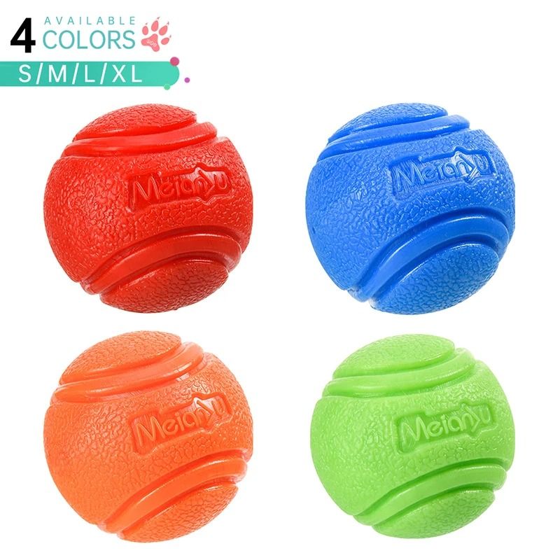Dog Rubber Ball Toy Bite Resistant Ball for Active Dogs