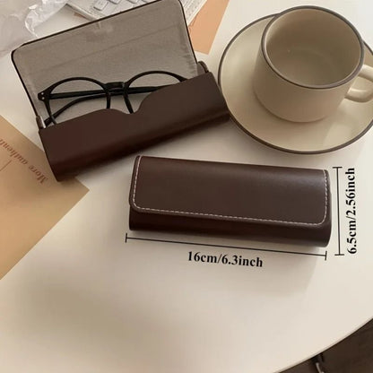 Vintage Coffee Style Eyeglass Case