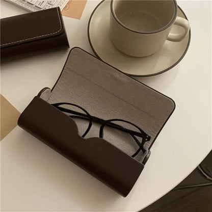 Vintage Coffee Style Eyeglass Case