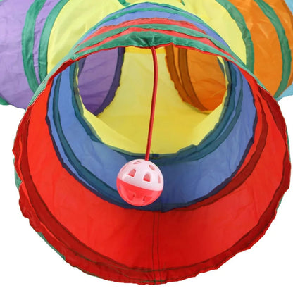 Foldable Cat Tunnel Play Toy for Indoor Fun