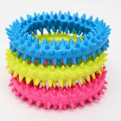 Soft Rubber Bone Chew Toy for Small Dogs