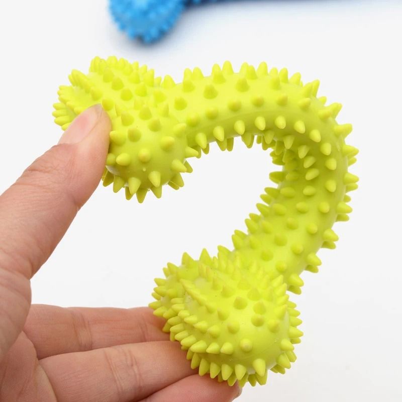 Soft Rubber Bone Chew Toy for Small Dogs