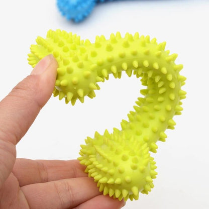 Soft Rubber Bone Chew Toy for Small Dogs