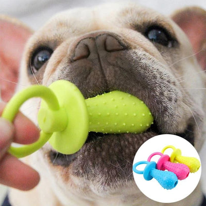 Soft Rubber Bone Chew Toy for Small Dogs