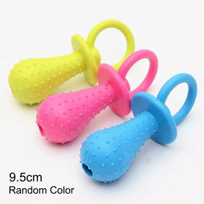 Soft Rubber Bone Chew Toy for Small Dogs